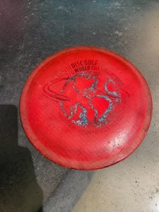 Innova DX Eagle Old Penned Disc Golf Fairway Driver Red 1997 World Championship - Picture 1 of 3