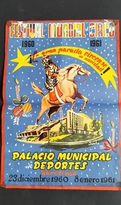 FESTIVAL MUNDIAL DEL CIRCO 1961 Barcelona Circus Manifes - Foto 1 di 1