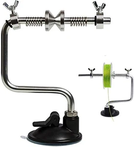 Aluminum Fishing Line Spooler Portable Winder Reel Spool System with Suction Cup - Picture 1 of 7