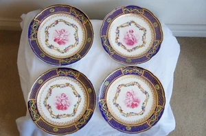 18th Century French Sevres Jeweled Plates (Set of Four) - Picture 1 of 8
