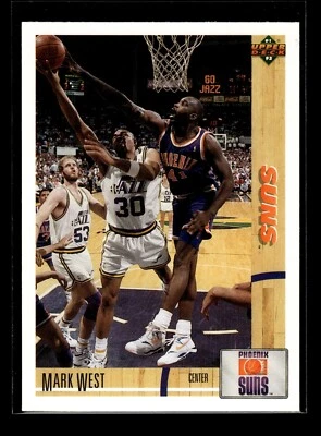 1991-92 Upper Deck 92 LOGO HOLO #115 Mark West (NM)(BSK) - Image 1 of 2