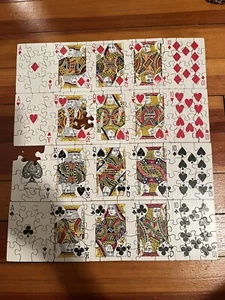 Vintage 'Honors' Spielkarten Puzzle - unvollständig - keine Box - Bild 1 von 6