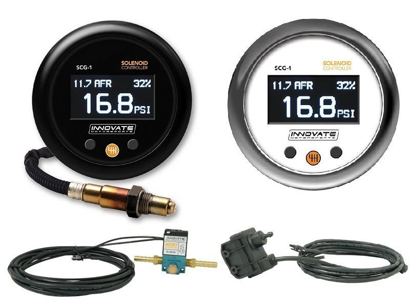 Innovate Motorsports SCG-1 Solenoid Boost Controller & Wideband O2 AFR Gauge Kit - Image 1 of 3