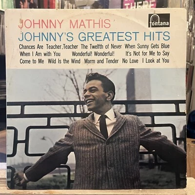 [SOUL/POP]~EXC/VG+ LP~JOHNNY MATHIS~Johnny's Greatest Hits~[1958~FONTANA]~UK Imp - Image 1 of 4