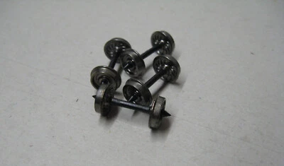 4 Räder Gleichstrom 33" Flat Back Wheel 21259 Life-Like Neu - Bild 1 von 4