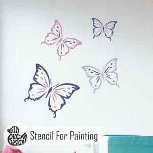 Plantilla de muebles de pared para bebé Clara mariposa Dizzy Duck reutilizable para pintura - Imagen 1 de 3
