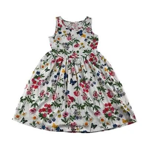 H&M dress 9-10 years white floral and butterfly print cotton - Picture 1 of 8