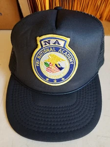 FBI National Academy Trucker Hat Baseball Cap Black Commercial Taiwan - Picture 1 of 4