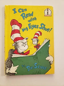 I Can Read With My Eyes Shut! [Beginner Books] Hardcover Dr. Seuss 1978 Vintage - Picture 1 of 2