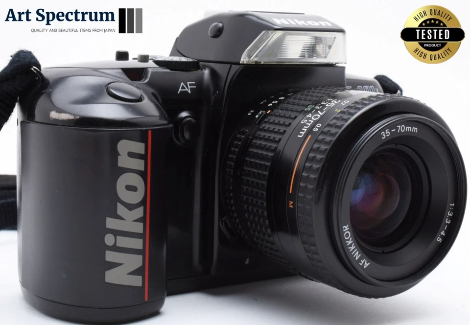 [Opt N Como Nuevo] Cámara fotográfica profesional Nikon F-401X + AF Nikkor 35-70 mm f3,3-4,5 SLR Foto 1 de 4