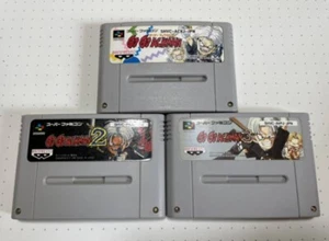 Nintendo Super Famicom Go Go Ackman 1 & 2 & 3 set Japan SFC SNES - Picture 1 of 1