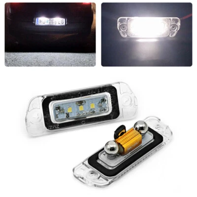 For Mercedes-Benz GL ML R Class X164 W251 Car LED License Plate Light Tag Lamp - Image 1 of 4