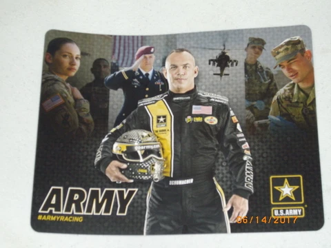 2017 TONY SCHUMACHER U.S. ARMY TOP FUEL NHRA POSTCARD Cover
