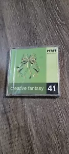 Pfaff Embroidery Card Creative Fantasy #41 Martha Pullen Ribbon Bow Pattern - Picture 1 of 3