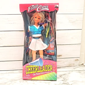 Fashion Corner Cheerleader Doll LUCKY Barbie Clone With Pom Poms Blonde 1996 - Picture 1 of 7