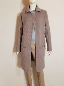 Windsor super weicher dicker 100% Kaschmir Strickmantel Grobstrick Rippstrick - Bild 1 von 14