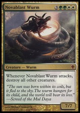 MTG NOVABLAST Wurm EXC-Porcelain Star explosive-WWK-Magic