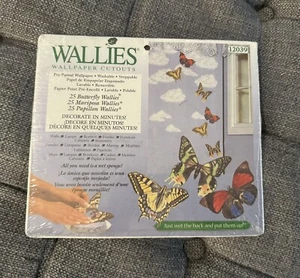 Set of 25 Butterfly Wallies Removable Wallpaper Stickers Decals Cut Outs B8 - Picture 1 of 2