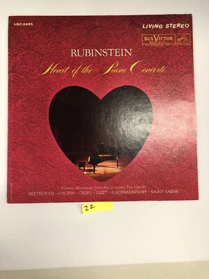 Rubinstein  Heart of The Piano Concerto Vinyl LP Album - Image 1 of 3