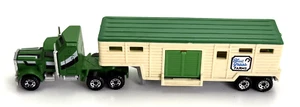 Matchbox - Convoy - Kenworth Aerodyne - Blue Grass Farms + 2 horses - 1:97 - Picture 1 of 6
