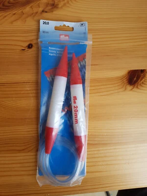 💖Rundstricknadel PRYM Stärke 20,0 80cm stricken Handarbeiten💖#a75 - Bild 1 von 3