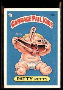 1985 Garbage Pail Kids Series 1 #42b Patty Putty Excellent