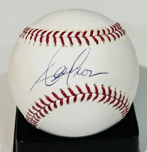 AARON CROW 2011-2014 Kansas City Royals All-Star Autographed ML Baseball COA - Bild 1 von 2