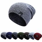 Knitted Winter Hiking Cap Autumn Warm Crochet Blend Beanie Streetwear Bonnet Hat