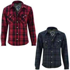 Neu Motorrad Aramid Hemd Herren Motorrad Mit Protektoren Biker Touren Jacke - Bild 1 von 8