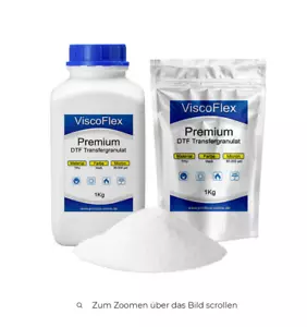 DTF Transfer Kleber Granulat VISCOFLEX TPU WEISS für Transfers auf Geweben / 1Kg - Bild 1 von 4