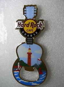 GDANSK, Hard Rock Cafe, Magnet, Gitarren Flaschenöffner 1, Café gerade geöffnet - Bild 1 von 1