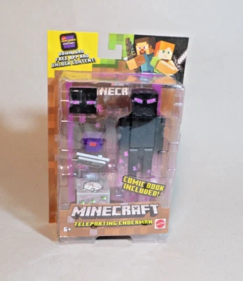 '18 Minecraft Comic Maker, figura de acción Teletransportando Enderman Foto 1 de 4