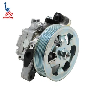 New Power Steering Pump For 2003-2007 Honda Accord 2.4l With Pulley 56110RAAA01 - Picture 1 of 8