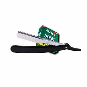 Rasiermesser Geschenk Set 100 Derby Rasierklingen Rasierer Razor Nassrasur  - Bild 1 von 6