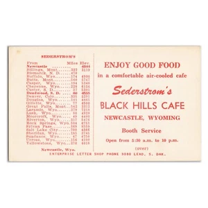 Sederstrom's Black Hills Cafe Guide - Deadwood South Dakota - Newcastle Wyoming - Bild 1 von 2