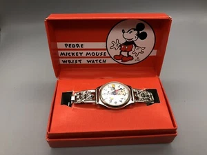 Disney Pedre Mickey Mouse Wrist Watch with Box and Certificate - Picture 1 of 7