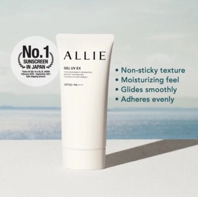 ALLIE дополнительный УФ гель солнцезащитный крем SPF50 + PA +++日本佳丽宝EX UV高效防曬水凝乳 - Изображение 1 из 4