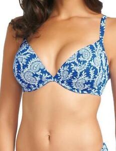 Bikini Swim Fantasie Kashmir Underwired Plunge Bikini Top 5743 Windsor Blue