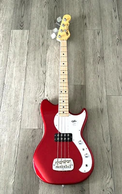 G&L Tribute Fallout Shortscale Bass Guitar Candy Apple Red - Image 1 of 4