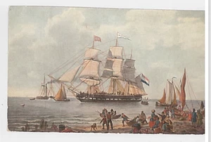 193-BARCOS Y BARCOS -PAÍSES BAJOS -H. VETTEWINKEL (1809-1876) - Imagen 1 de 2