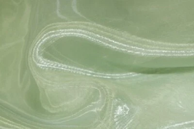 Wholesale 50 METERS £1.80 Mtr SPRING GREEN Organza Fabric 150CM Wedding Venue - Image 1 of 2