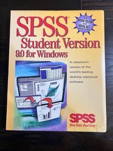 SPSS Student Version 9.0 Software for Windows WIN 95/98 & WIN NT Version 4.0 NEW - Picture 1 of 6