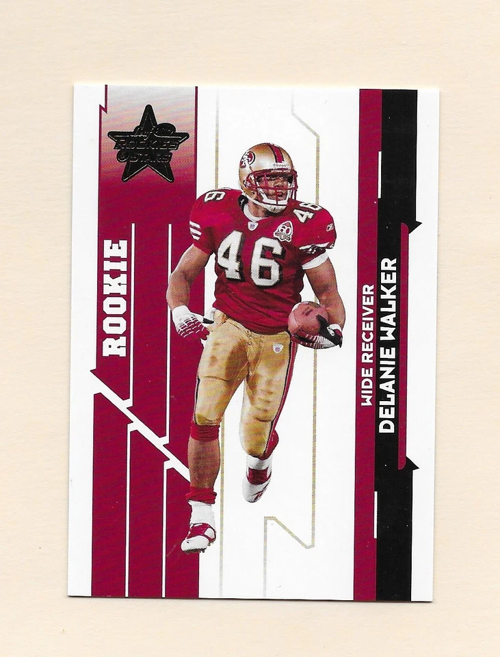 2006 Delanie Walker ROOKIE Leaf R & S #201/299 San Francisco 49ers #231 - Image 1 of 2