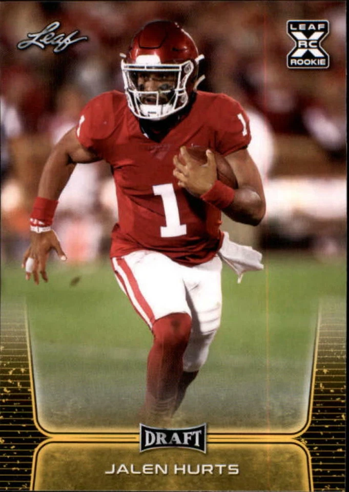 2020 Leaf Draft Football Gold Parallel Singles (Pick Your Cards) - Image 1 of 1