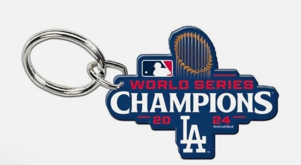 Los Angeles Dodgers 2024 World Series Champions Key Ring New York Yankees - Image 1 of 1