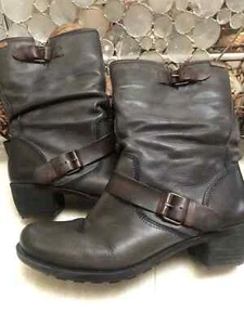 Pikolinos Le Mans Biker Boots Grau/Braun Leder EU 40 US 9,5-10 Damen EUC! - Bild 1 von 5