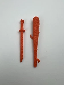 De colección 1992 TMNT Teenage Mutant Ninja Turtles Caveman Leo Murciélago y Espada Solo - Imagen 1 de 2
