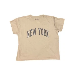 Brandy Melville New York Babytee One Size Perfect Condition John Galt - Picture 1 of 3