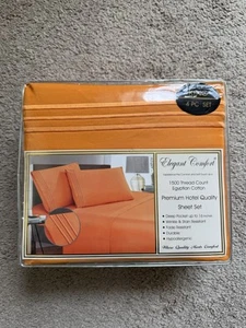 1500 Thread Count Egyptian Cotton Premium Hotel Quality Sheet Set King 4 Pc Set - Picture 1 of 2