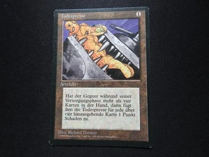 Black Vise German MP [FBB Revised Edition] Mtg Magic Free Tracking! - Picture 1 of 2